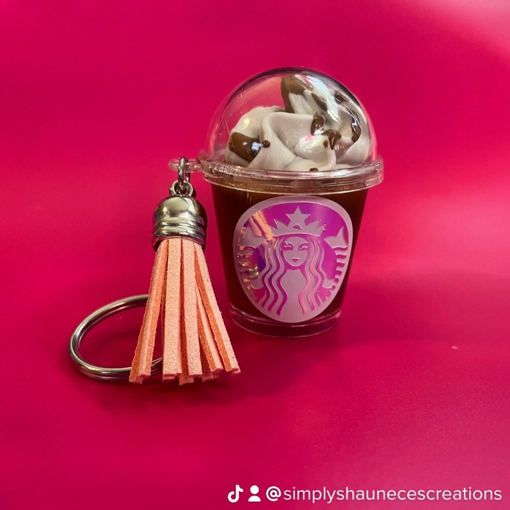 Starbucks Inspired keychain